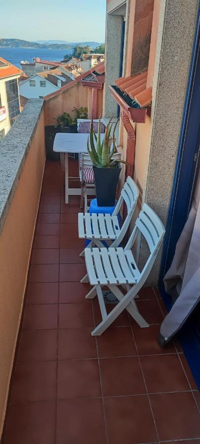 Aticos Con Terraza Vistas Urbanos 100 Playa Lägenhet Sanxenxo Exteriör bild