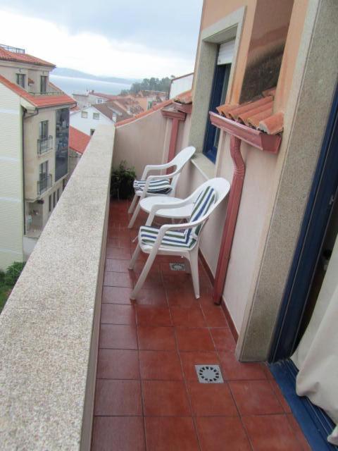 Aticos Con Terraza Vistas Urbanos 100 Playa Lägenhet Sanxenxo Exteriör bild
